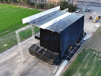 hydraulic stage trailer